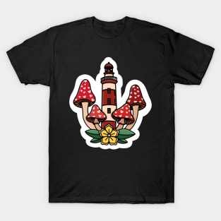 Mushroom Lighthouse T-Shirt